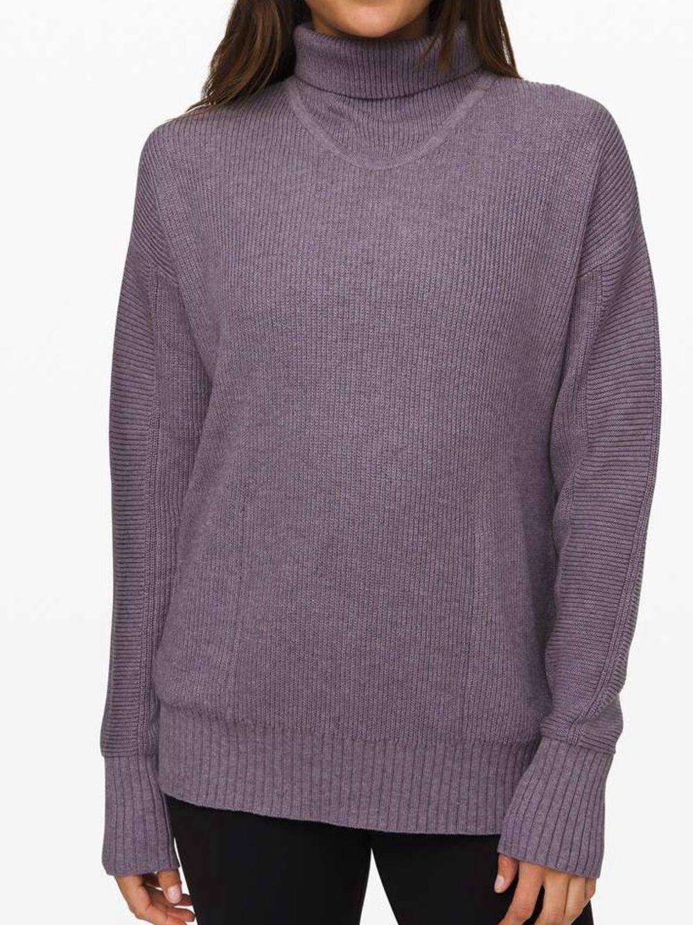 [US16-18]Lululemon Cozy Calling Turtleneck
Heathered Purple Quartz Mix Knit
